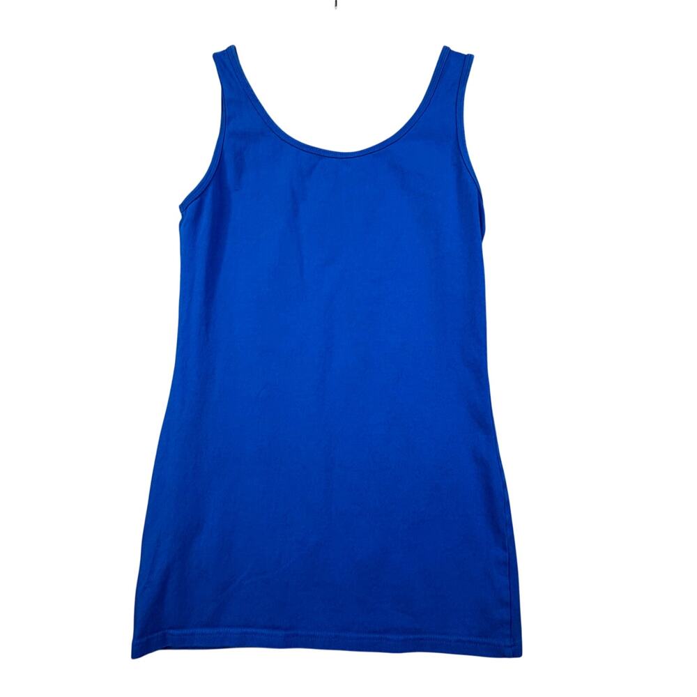 Papaya Blue Tank Top Sleeveless Stretch Basic Women's Size 10